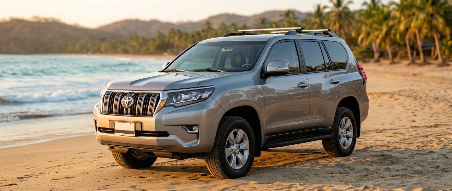 Toyota Land Cruiser Prado luxury SUV for private transfers